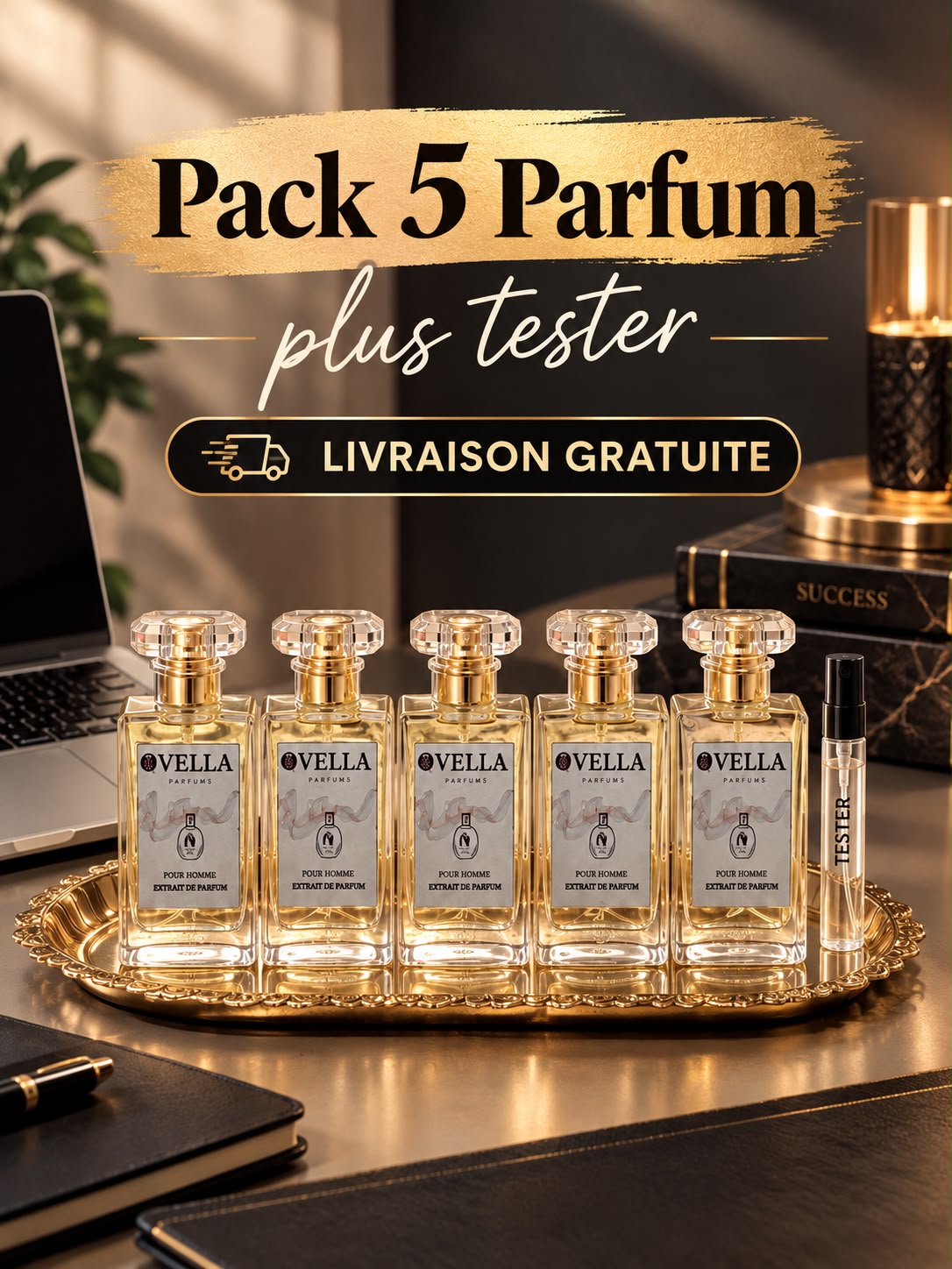 Pack Homme 5 Parfums 🌸 30ml